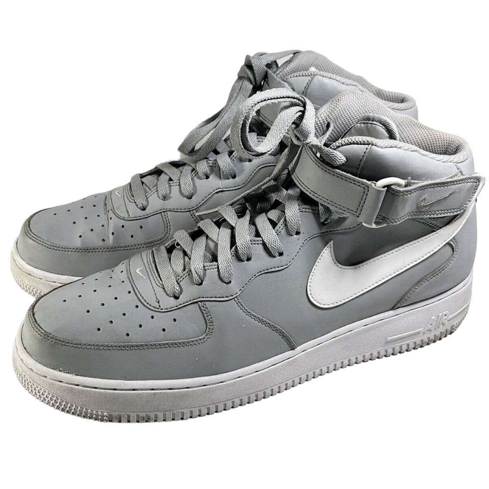 Nike Air Force 1 '07 Mid Wolf Grey- Size 10